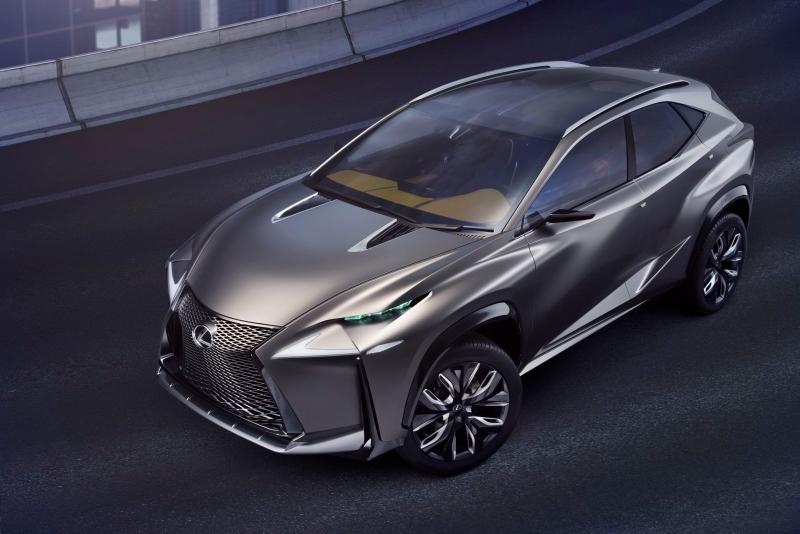 Illustration for article titled Lexus Reveals Turbocharged Lexus LF-NX Concept At Tokyo Motor Show